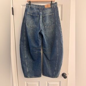 Free People Good Luck Barrel Jeans